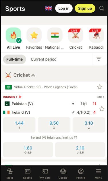 Best for Live Casino Games