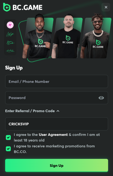 bc game bonus code in India