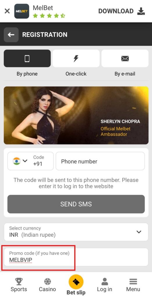 Melbet Promo Code India