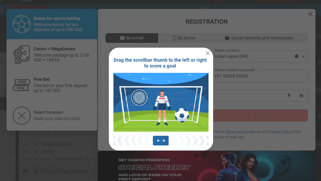 Register for Megapari