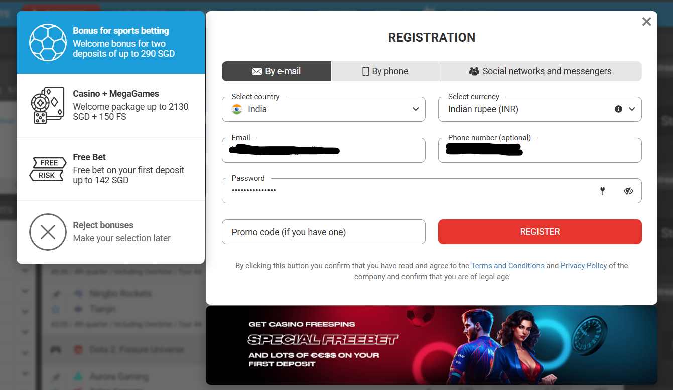 Megapari App Registration